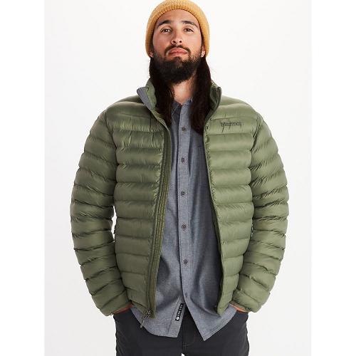 Marmot Solus Featherless Jackets - Mens Down Jacket Green CA8723064 Canada